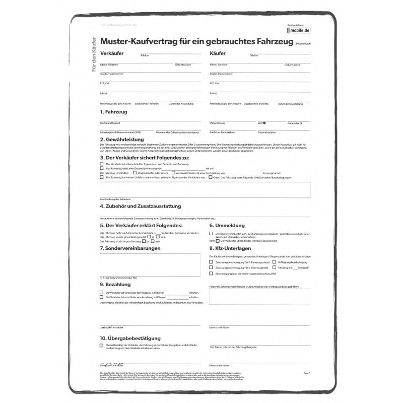 CAR SALE AGREEMENT - CERTIFIED TRANSLATION