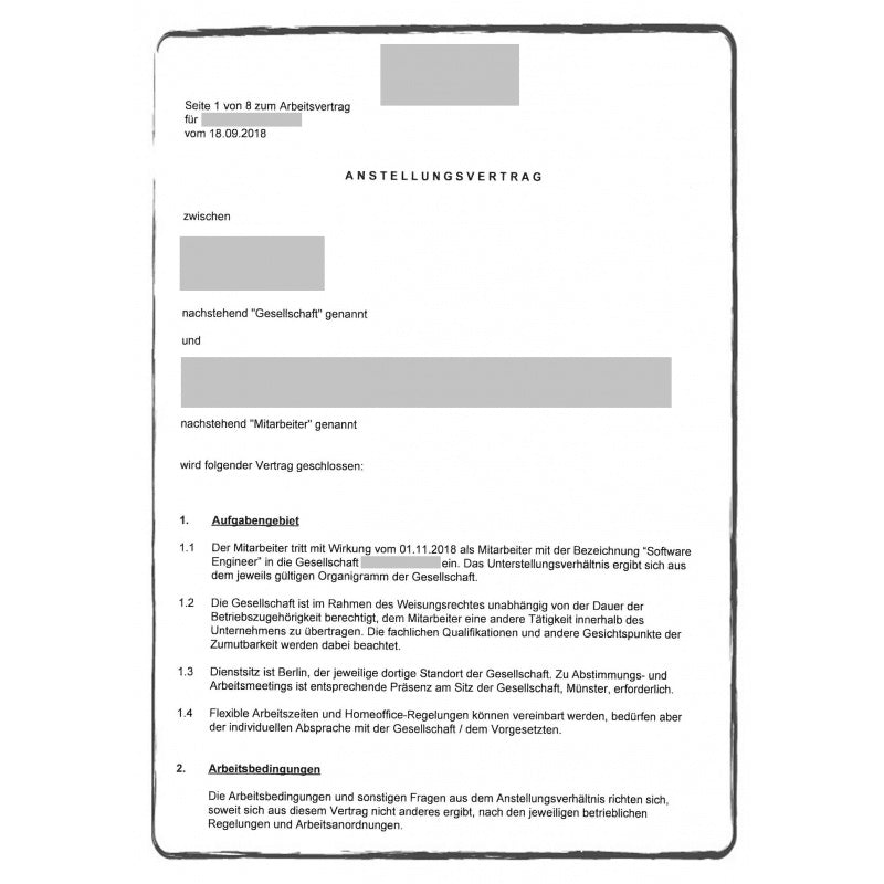 EMPLOYMENT CONTRACT - CERTIFIED TRANSLATION -ترجمة عقد التوظيف